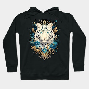 white tiger Hoodie